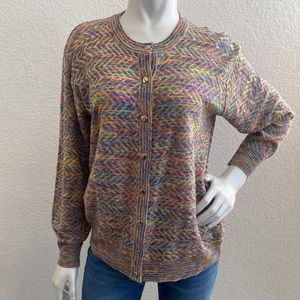 Missoni Multi-colored cardigan made in Italy